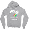 unicorns are overrated Zipper Hoodie