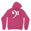 bass cleff funny Unisex Hoodie