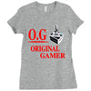 old school gamer Ladies Fitted T-Shirt