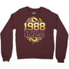 legends are born in 1988 hoodie 5 Crewneck Sweatshirt