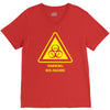 biohazard symbol laboratory hazard warning sign V-Neck Tee
