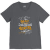 I'm a may woman I was born with my heart V-Neck Tee