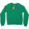 unicorns,i want to believe,fantasy,mythical,unicorns Crewneck Sweatshirt