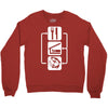v2 eat sleep fish Crewneck Sweatshirt