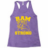 ram strong Racerback Tank