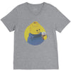 ugly lego drink coffee V-Neck Tee