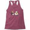 the owl and the weasel Racerback Tank