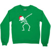 skeleton dabbing christmas Crewneck Sweatshirt