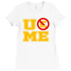 u c me john cena Ladies Fitted T-Shirt