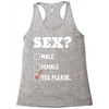 Sex Yes Please Racerback Tank