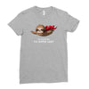 super lazy Ladies Fitted T-Shirt
