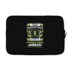 Never Underestimate The Strength Of A Lymphoma Cancer Warrior Laptop sleeve