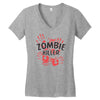 zombie killer Women's V-Neck T-Shirt