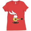 bunny's acoustic set Ladies Fitted T-Shirt