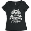 auntie Women's Triblend Scoop T-shirt