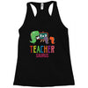 teacher saurus Racerback Tank