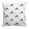 sharks with frickin laser beams t shirt soft funny austin powers tee d Throw Pillow