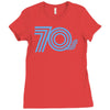 seventies Ladies Fitted T-Shirt