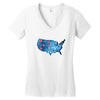4th of July Women's V-Neck T-Shirt