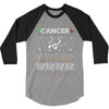 cancer christmas ugly sweater 3/4 Sleeve Shirt