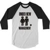 under new management stag night wedding mens 3/4 Sleeve Shirt