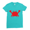 crabby Ladies Fitted T-Shirt