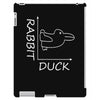 rabbit duck white iPad 3 and 4 Case