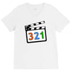 media player V-Neck Tee