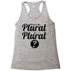 what's the plural of plural Racerback Tank