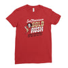 gold rush Ladies Fitted T-Shirt
