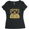 chuck's texan grill Women's Triblend Scoop T-shirt