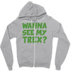 wanna see my t rex Zipper Hoodie
