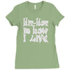 hip hop is how i live Ladies Fitted T-Shirt
