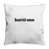 beautifull woman Throw Pillow