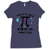 happy pi day pi day 2015 3 14 15 9 26 53 Ladies Fitted T-Shirt