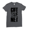 cut the net Ladies Fitted T-Shirt