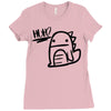 huh dinosaur Ladies Fitted T-Shirt