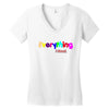 everything i need Women's V-Neck T-Shirt