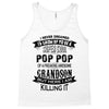 Super Cool Pop Pop Of A Freaking Awesome Grandson Tank Top