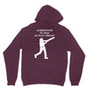 alternatives to war play cricket batting anti war stencil tour Hoodie