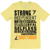 Strong Independent Motivated Sagittarius T-Shirt