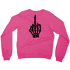 Flipping Someone Off Crewneck Sweatshirt