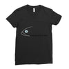 fish hooded Ladies Fitted T-Shirt