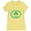 made in america with irish parts Ladies Fitted T-Shirt