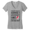 scrooge Women's V-Neck T-Shirt