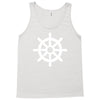 steering wheel sail boat funny Tank Top