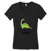 Brother Saurus Women's V-Neck T-Shirt
