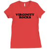 virginity rocks funny cool school church youth group abstinence purity Ladies Fitted T-Shirt