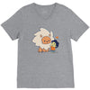 bffs (steven and lion) V-Neck Tee