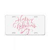 happy valentines day License Plate